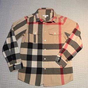 Authentic Burberry button down shirt. Smoke free/ pet free home.